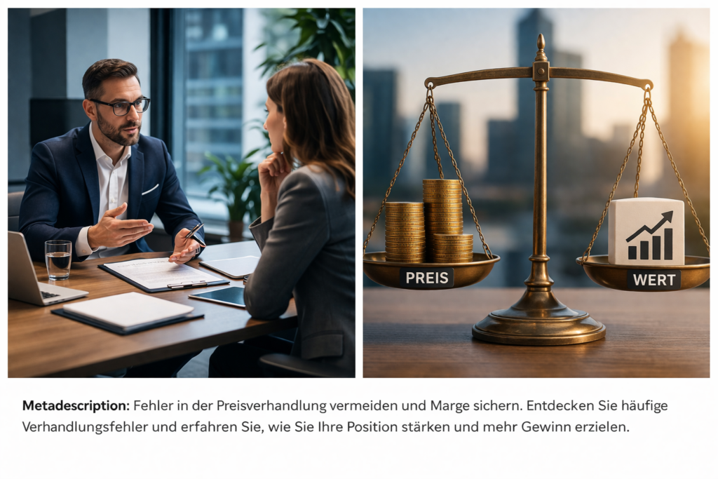 Was gibt es für Verhandlungsstrategien Fehler in der Preisverhandlung Preise verhandeln Preis verhandeln