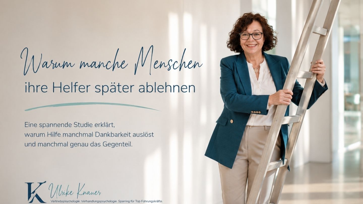 Warum Menschen ihre Helfer ablehnen - später Blick in die Sozialpsychologie